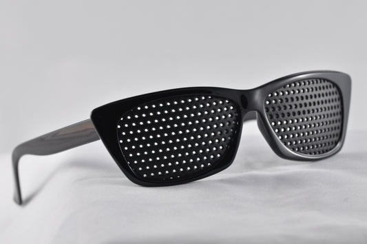 Black Pinhole Glasses